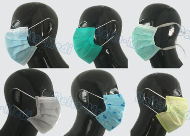 Het comfortabele Type van het Maskerearloop van het het Ziekenhuis Beschikbare Gezicht 3 Lagen Vloeibare Weerstands