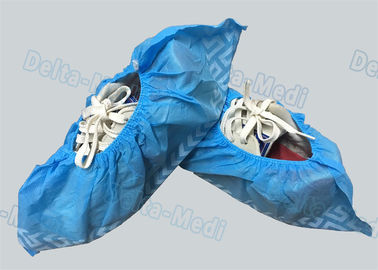 De niet Geweven niet Steunbalk Beschikbare Chirurgische Schoen behandelt Blauwe Kleur 15 x 40cm