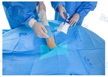 De Pakken van de de Douaneprocedure van de het ziekenhuischirurgie, Hogere Lidmaat Chirurgische Beschikbare Steriele Uitrusting met Elastische Film