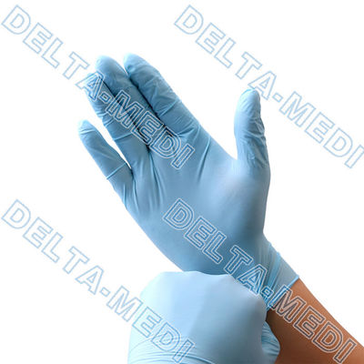 De witte Niet-steriele Gepoederde Handschoenen van het Nitrilonderzoek