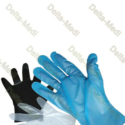 De Transparante Zwarte Blauwe TPE Beschikbare Handschoenen van de voedselrang voor Voedselindustrie