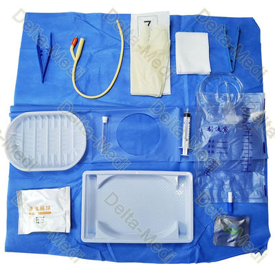 Steriele Medische Beschikbare Urethrale Catheteruitrustingen Catheterication Kit With Latex Foley