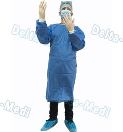 Blauwe Beschikbare Chirurgische Toga, SMS-Chirurgentoga met Handhanddoeken