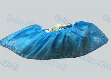 De niet Geweven niet Steunbalk Beschikbare Chirurgische Schoen behandelt Blauwe Kleur 15 x 40cm