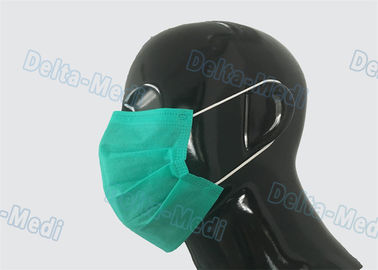 Groene Steriele Medische Beschikbare niet Geweven Eco Vriendschappelijke 17.5x9.5cm van het Gezichtsmasker