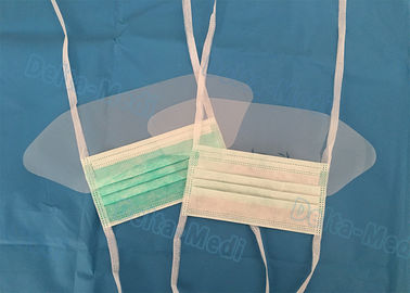 Het Gezichtsmasker van de Labortary Antimist met Oogschild, Band op de Volwassen Groene/Witte Kleur van het Gezichtsmasker