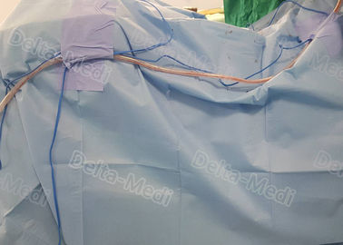 De steriele Chirurgische Stekel drapeert Pak met Vloeibare Inzamelingszak, Buishouders, Langwerpige raamindeling